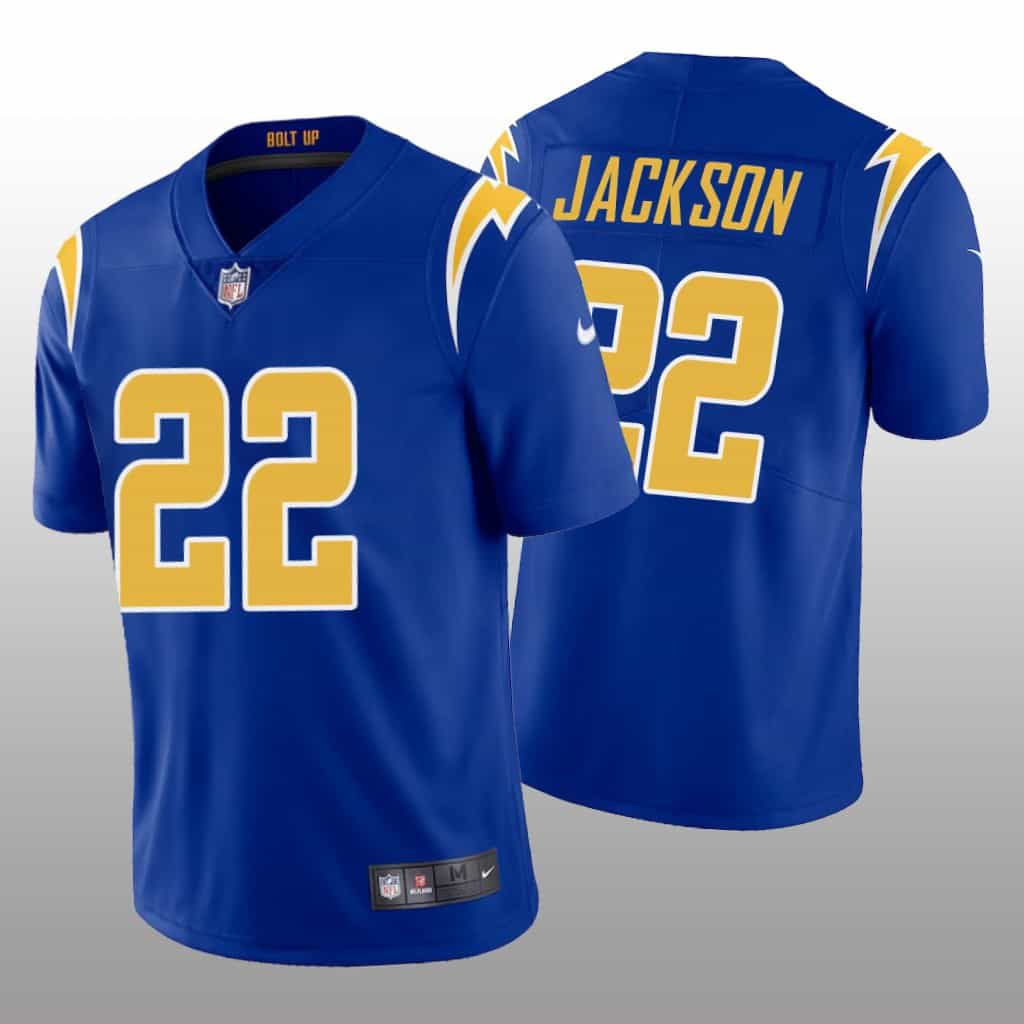 Men Los Angeles Chargers #22 Justin Jackson Nike Royal 2nd Alternate Limited NFL Jersey